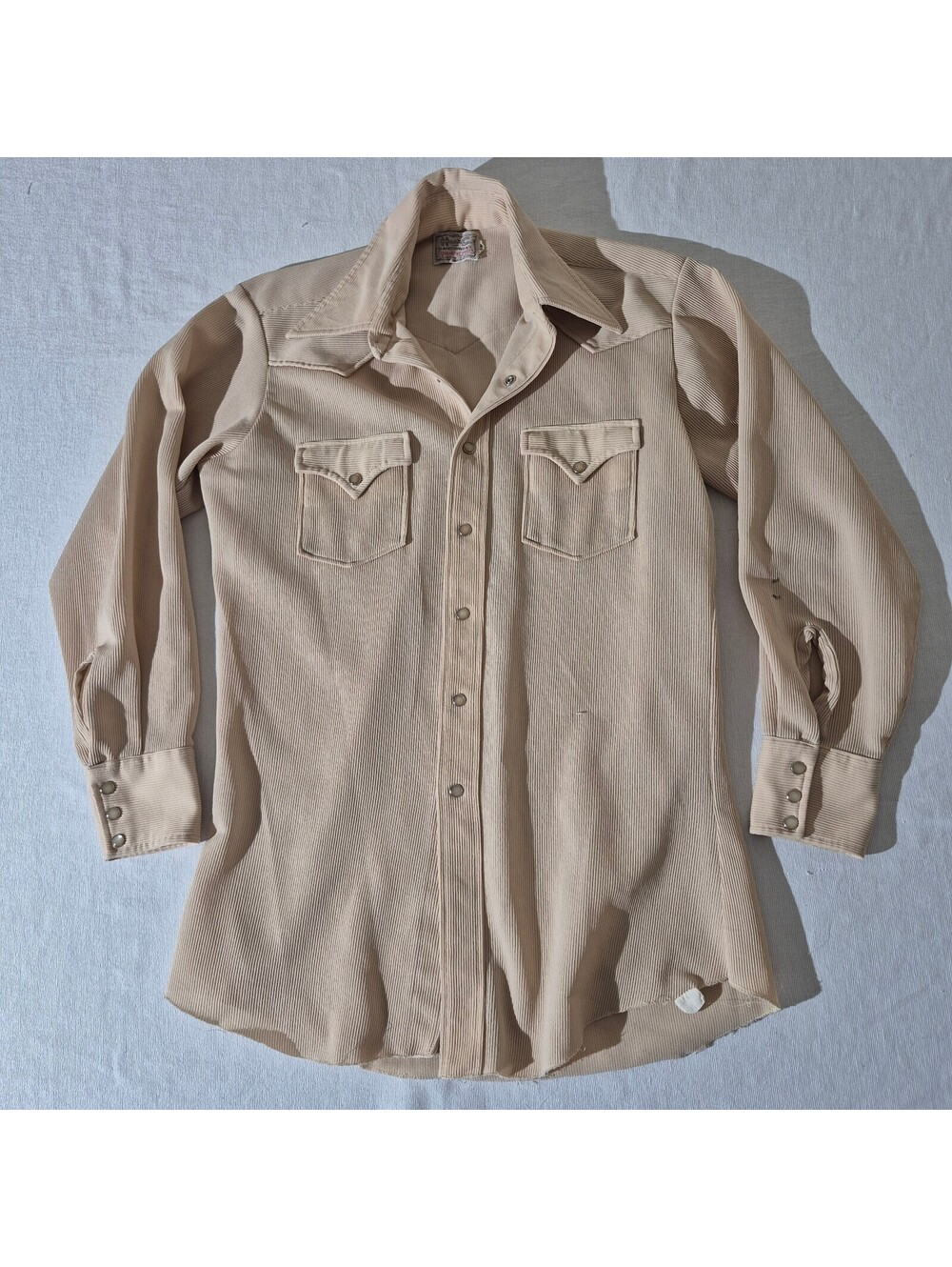 Vintage H Bar C Mens Western 16-33 Shirt Ranchwear Pearl Snap